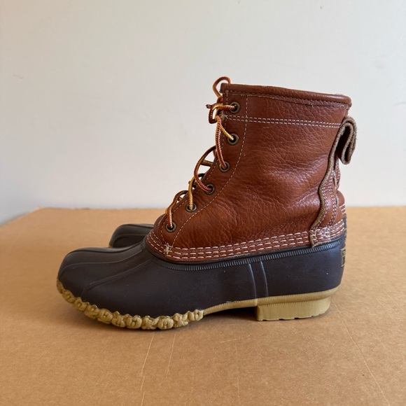 LL Bean Boots Duck Shearling Lined Insulated - Picture 4 of 12